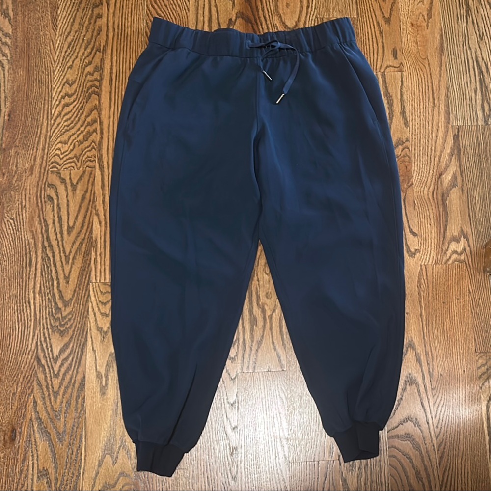 Lu Lu Lemon Navy Jogger Pants